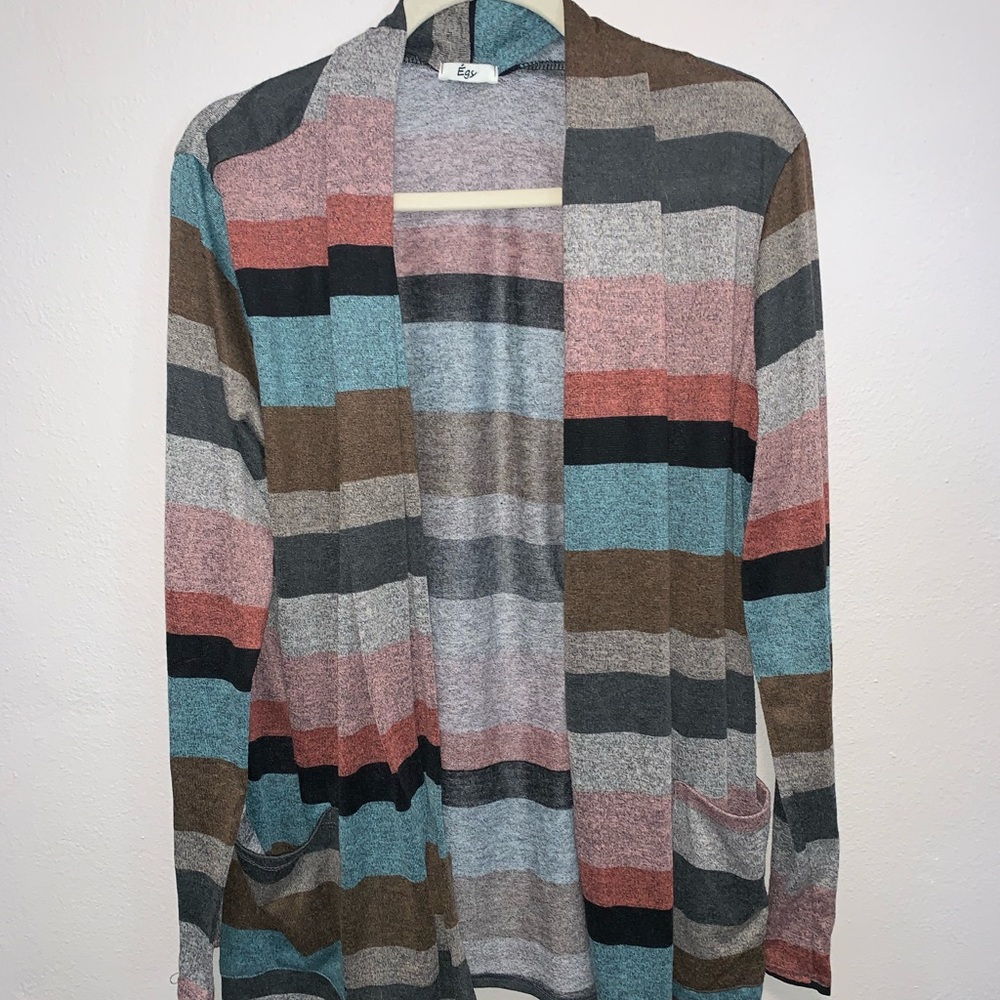 Striped cardigan
